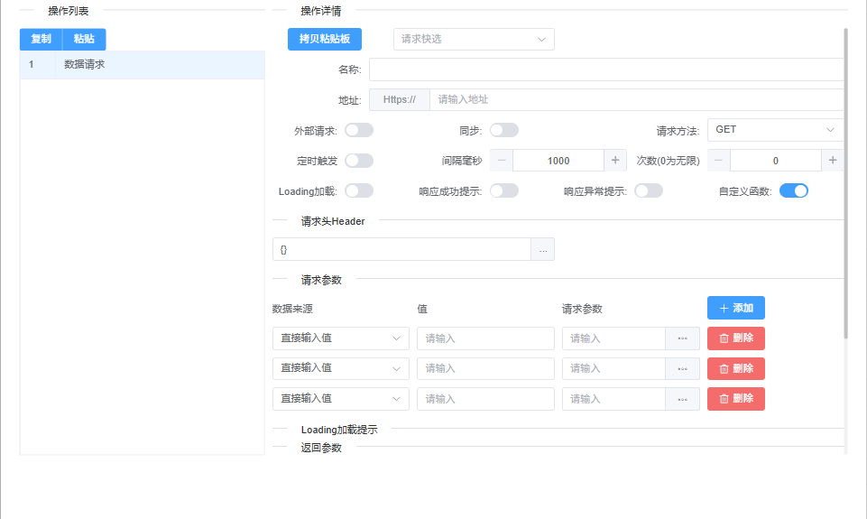 数据请求示意图